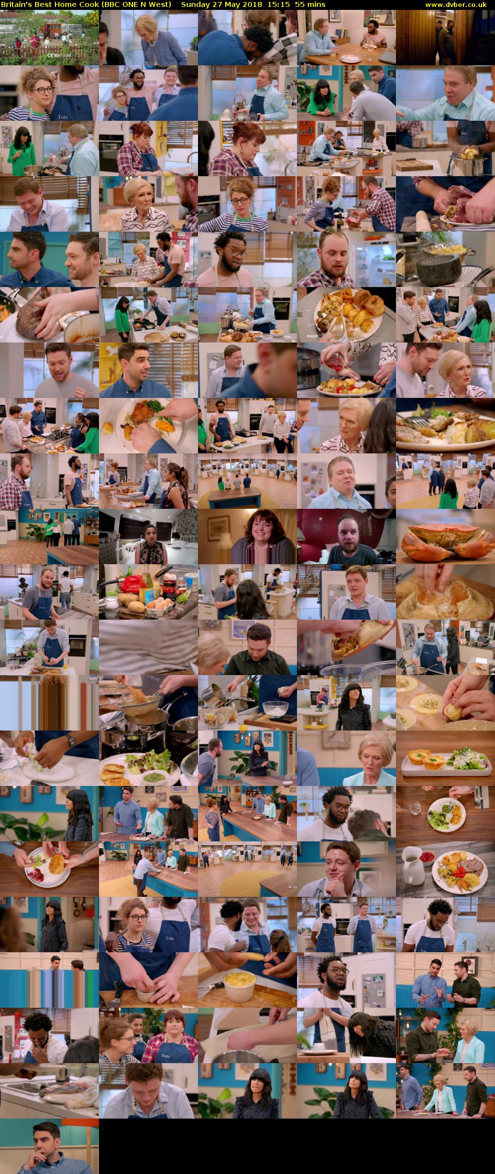 Britain's Best Home Cook (BBC ONE N West) Sunday 27 May 2018 15:15 - 16:10