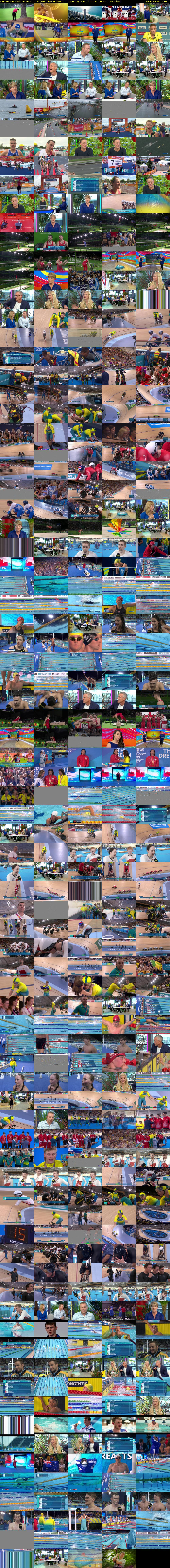 Commonwealth Games 2018 (BBC ONE N West) Thursday 5 April 2018 09:15 - 13:00
