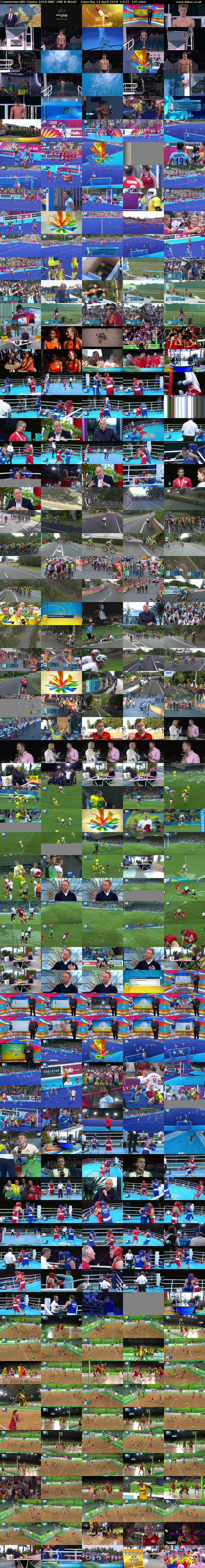 Commonwealth Games 2018 (BBC ONE N West) Saturday 14 April 2018 13:15 - 16:30