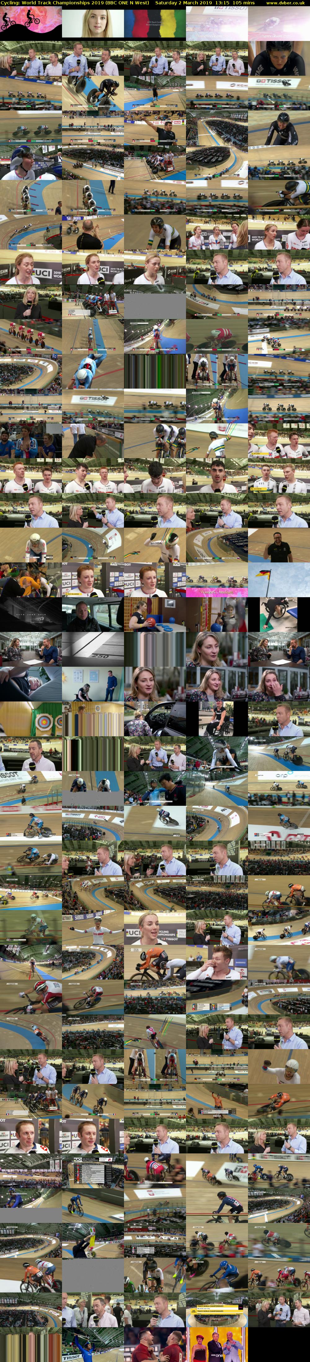 Cycling: World Track Championships 2019 (BBC ONE N West) Saturday 2 March 2019 13:15 - 15:00