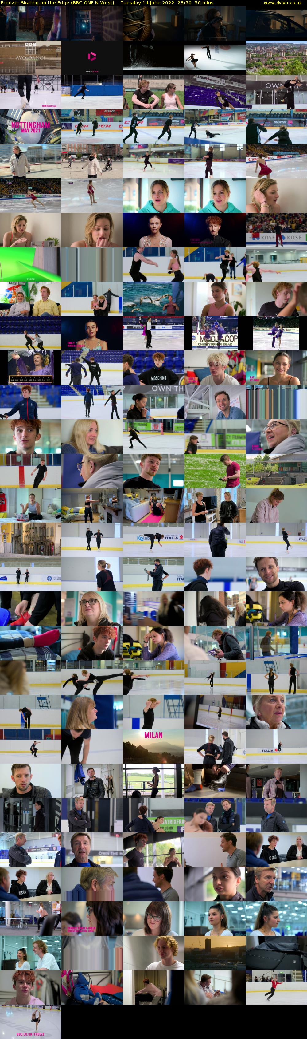 Freeze: Skating on the Edge (BBC ONE N West) Tuesday 14 June 2022 23:50 - 00:40