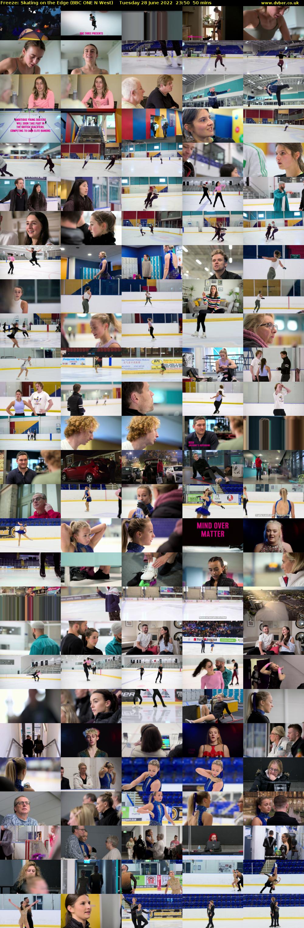 Freeze: Skating on the Edge (BBC ONE N West) Tuesday 28 June 2022 23:50 - 00:40