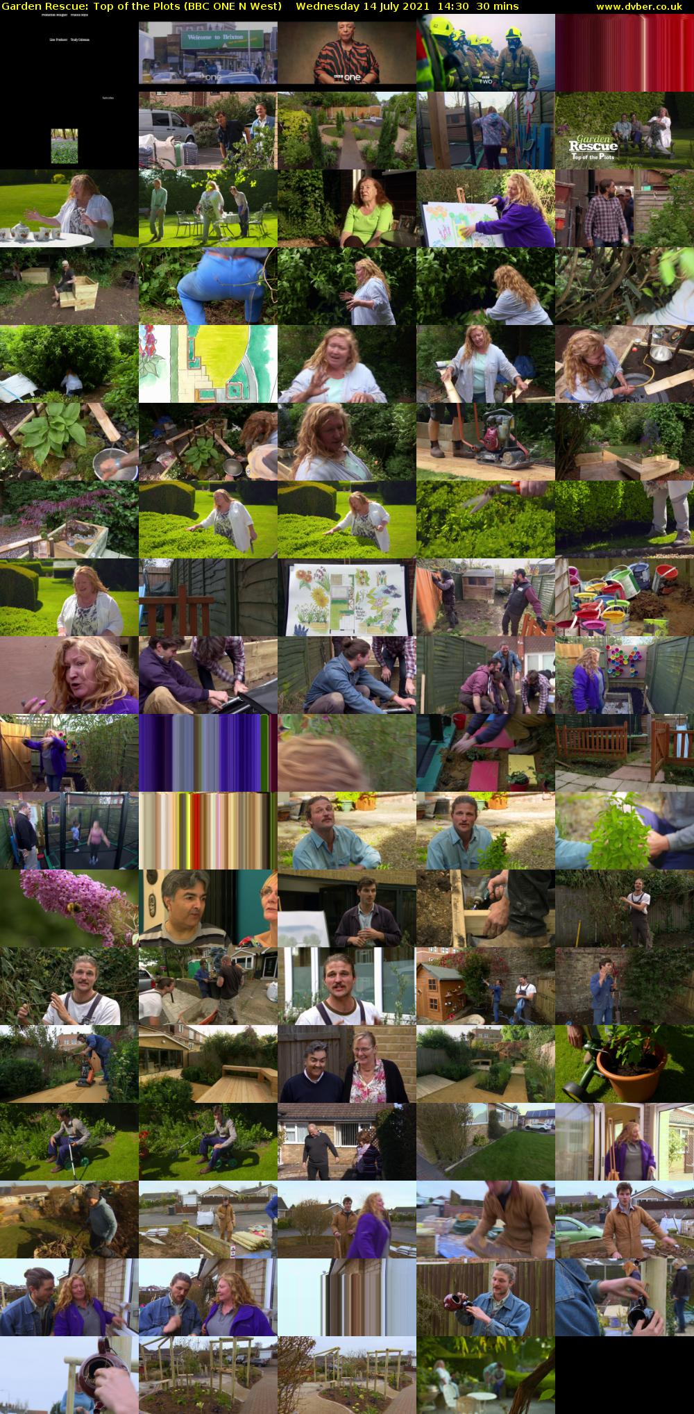 Garden Rescue: Top of the Plots (BBC ONE N West) Wednesday 14 July 2021 14:30 - 15:00