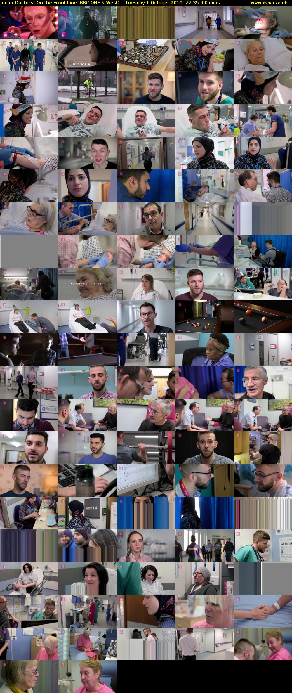 Junior Doctors: On the Front Line (BBC ONE N West) Tuesday 1 October 2019 22:35 - 23:35