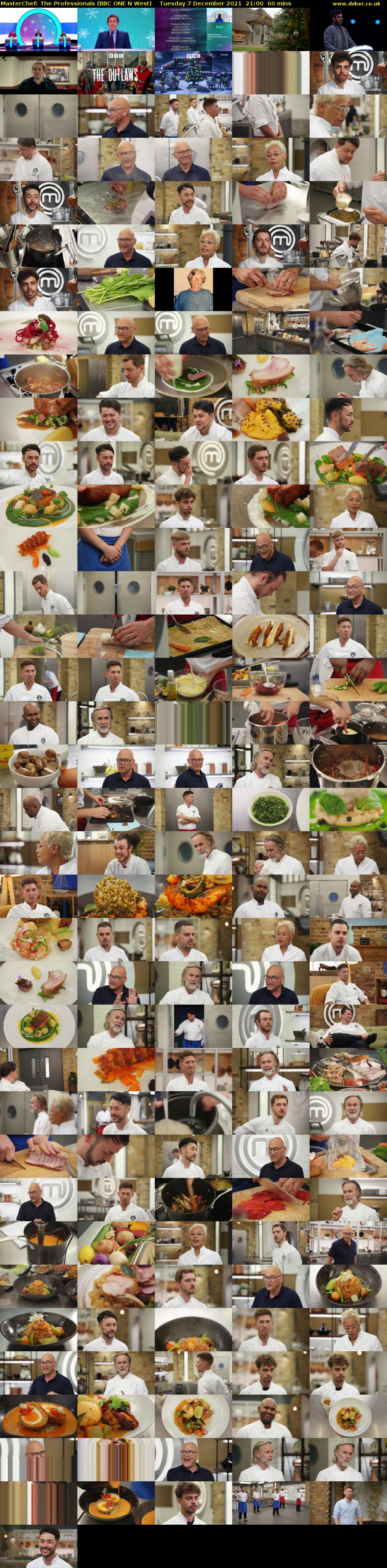 MasterChef: The Professionals (BBC ONE N West) Tuesday 7 December 2021 21:00 - 22:00