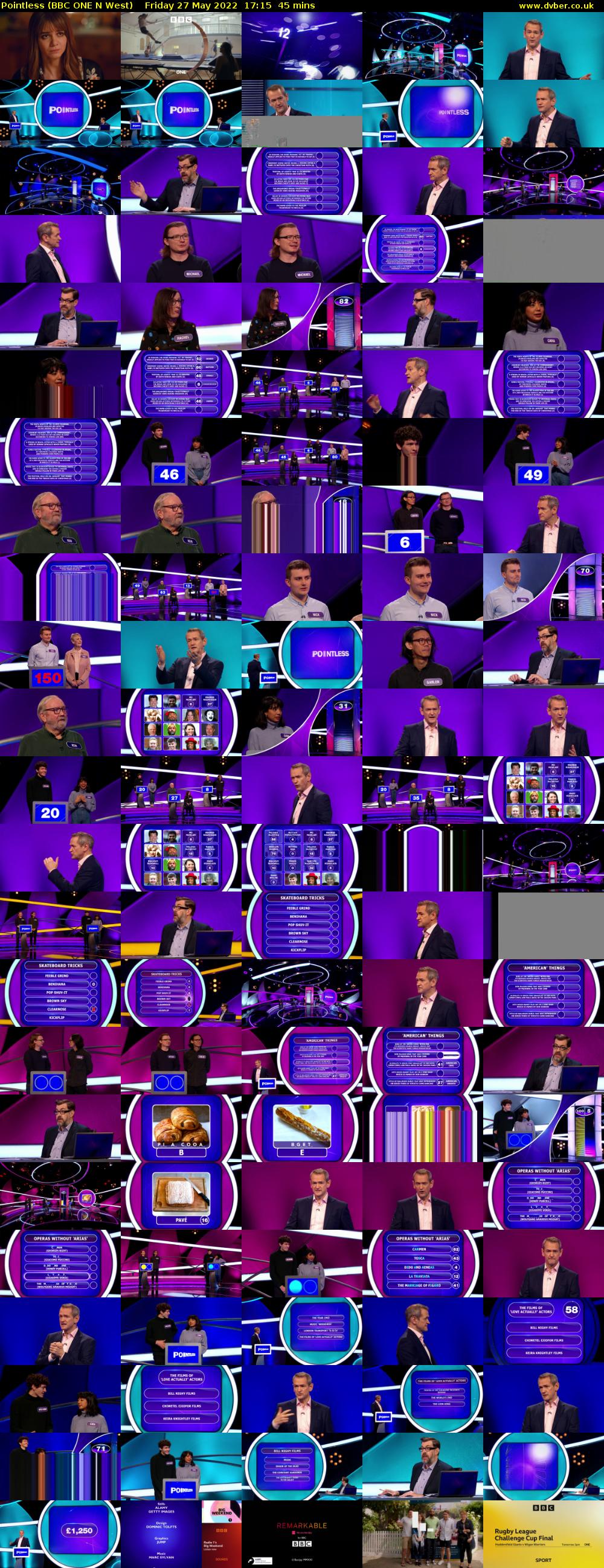 Pointless (BBC ONE N West) Friday 27 May 2022 17:15 - 18:00