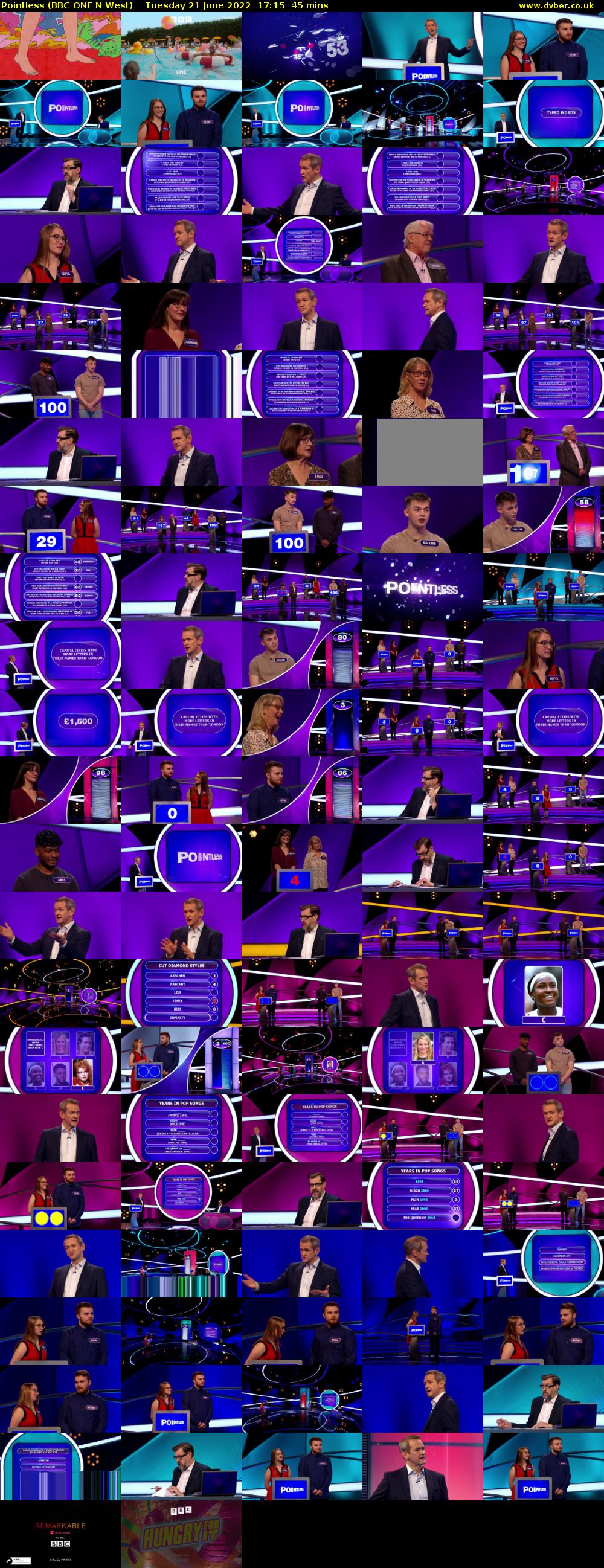 Pointless (BBC ONE N West) Tuesday 21 June 2022 17:15 - 18:00