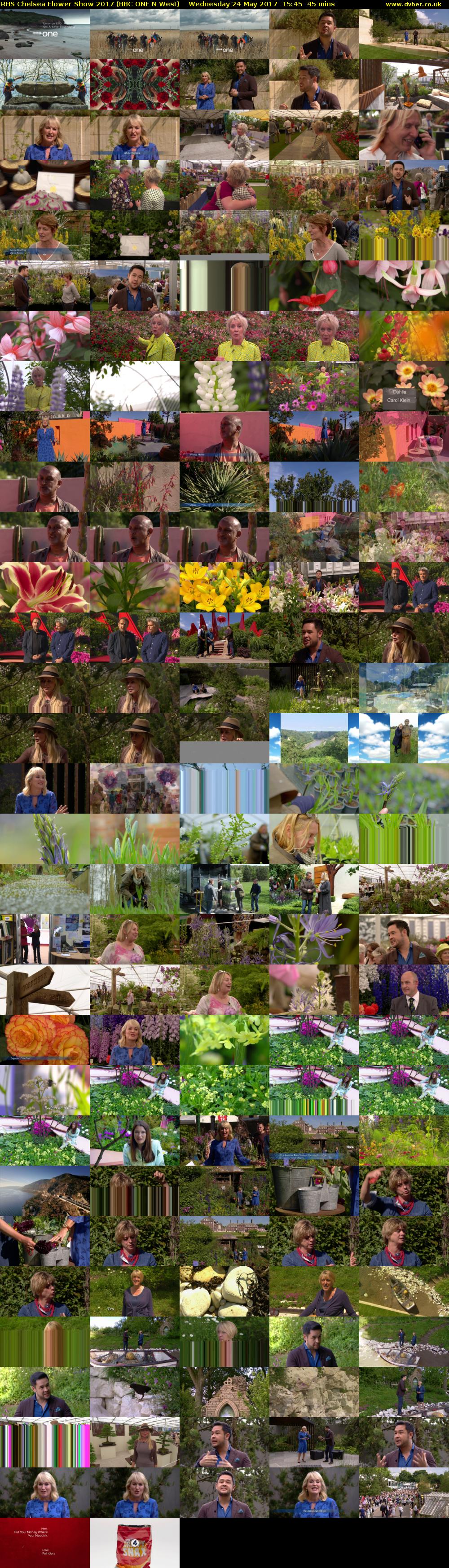 RHS Chelsea Flower Show 2017 (BBC ONE N West) Wednesday 24 May 2017 15:45 - 16:30