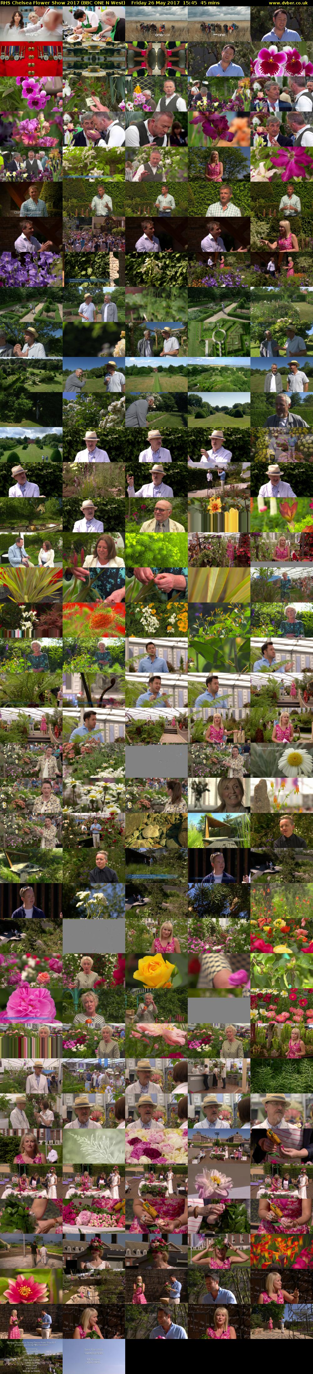 RHS Chelsea Flower Show 2017 (BBC ONE N West) Friday 26 May 2017 15:45 - 16:30