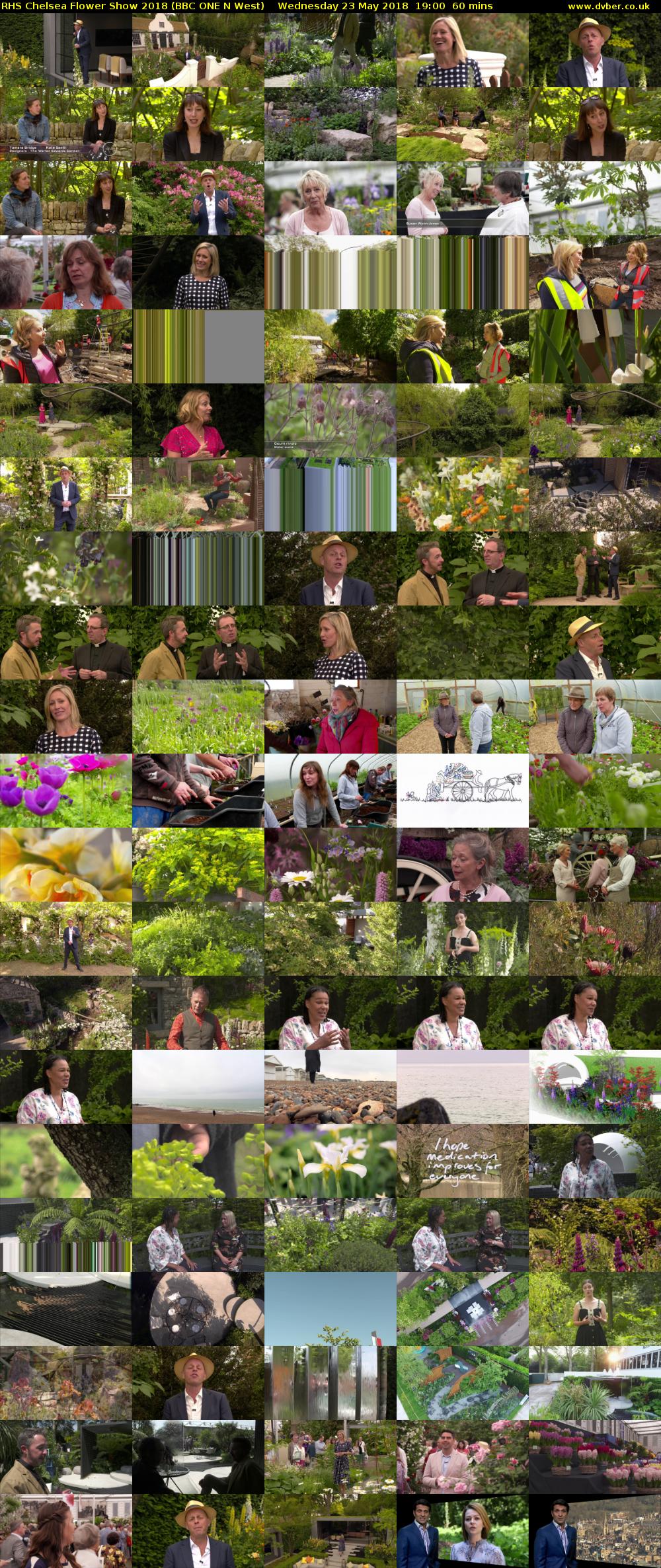 RHS Chelsea Flower Show 2018 (BBC ONE N West) Wednesday 23 May 2018 19:00 - 20:00
