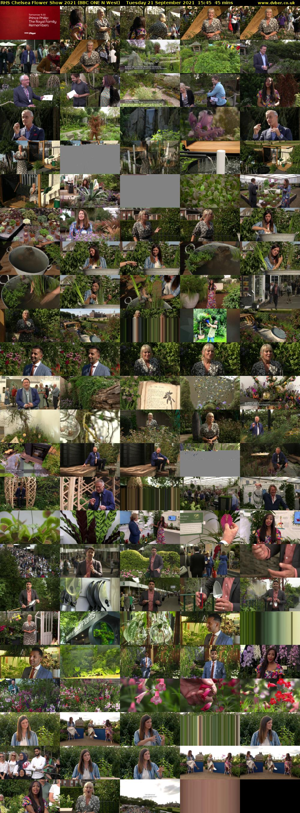 RHS Chelsea Flower Show 2021 (BBC ONE N West) Tuesday 21 September 2021 15:45 - 16:30