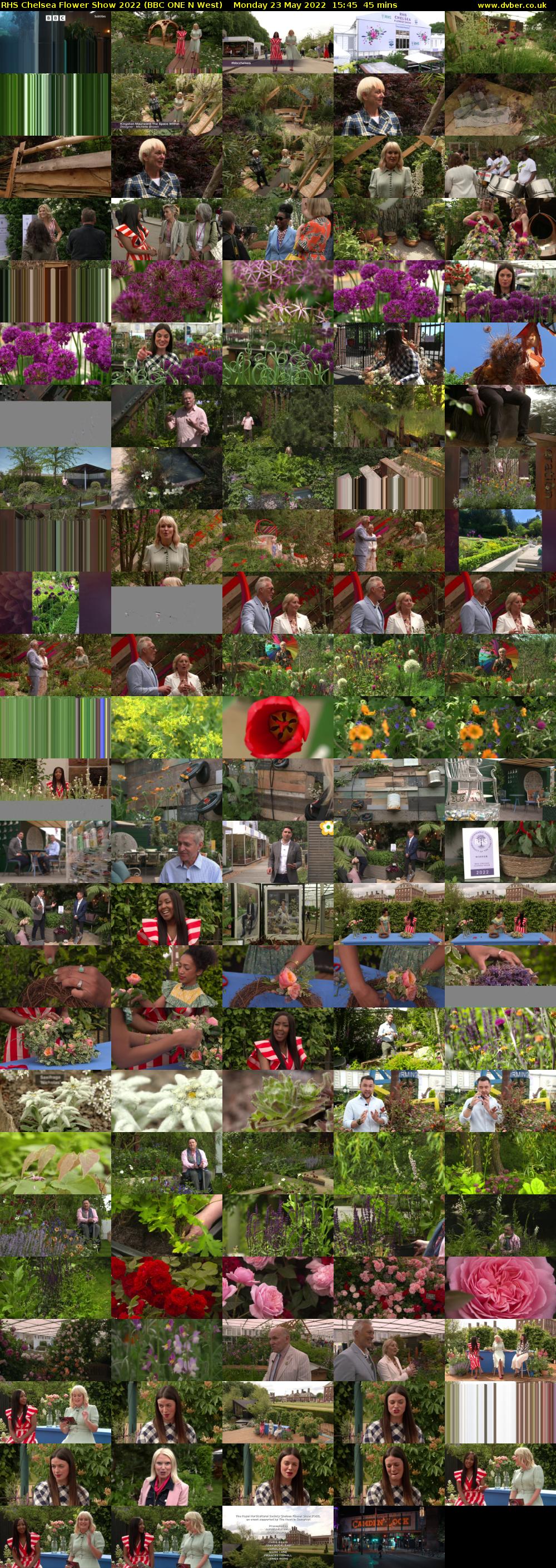 RHS Chelsea Flower Show 2022 (BBC ONE N West) Monday 23 May 2022 15:45 - 16:30