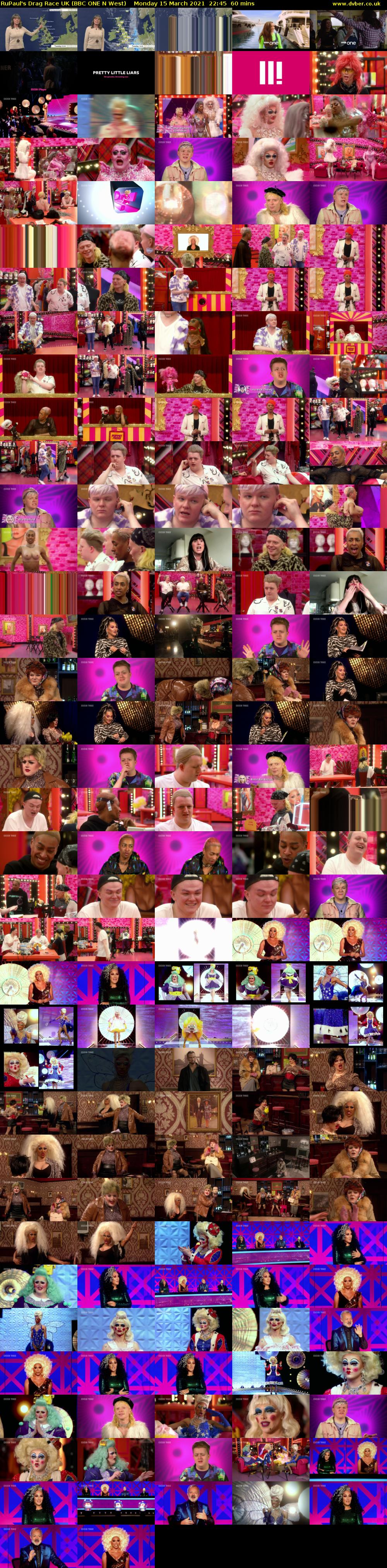 RuPaul's Drag Race UK (BBC ONE N West) Monday 15 March 2021 22:45 - 23:45