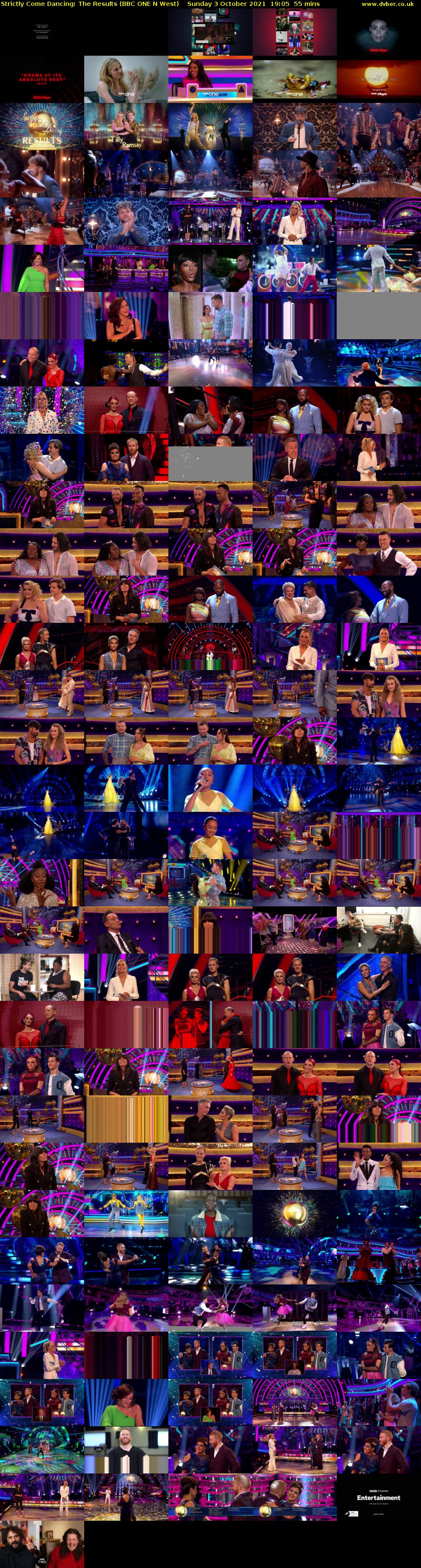 Strictly Come Dancing: The Results (BBC ONE N West) Sunday 3 October 2021 19:05 - 20:00