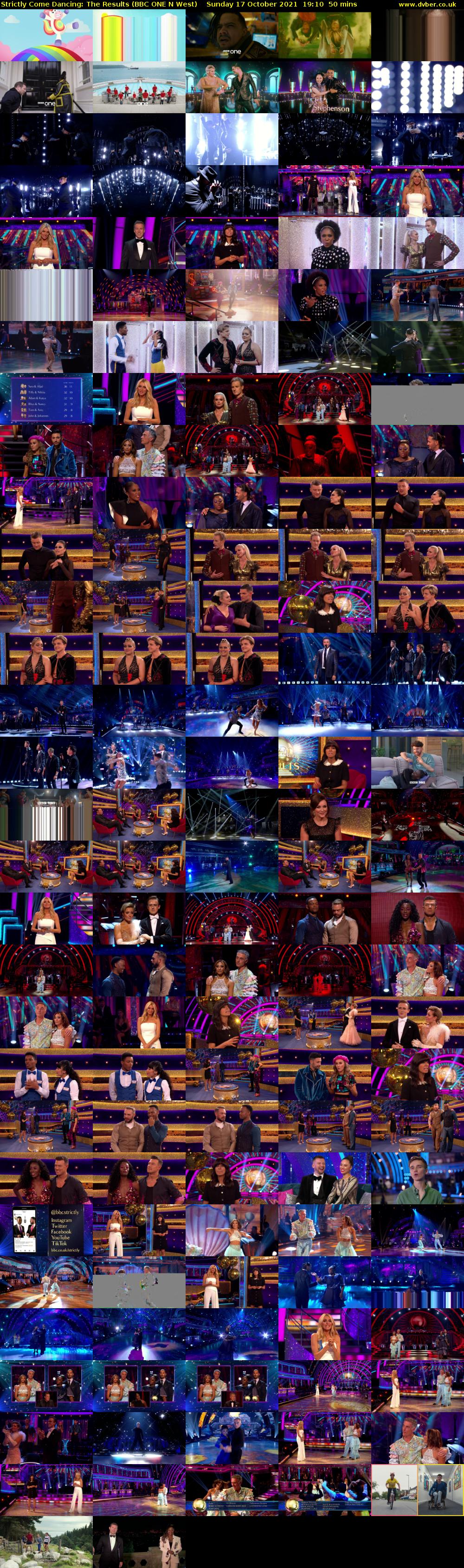 Strictly Come Dancing: The Results (BBC ONE N West) Sunday 17 October 2021 19:10 - 20:00