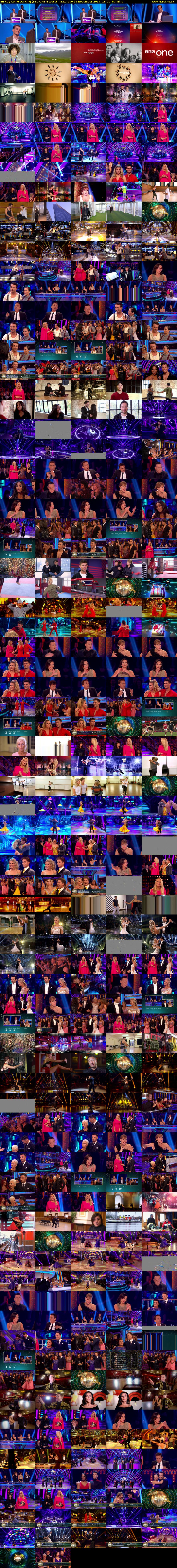Strictly Come Dancing (BBC ONE N West) Saturday 25 November 2017 18:50 - 20:10