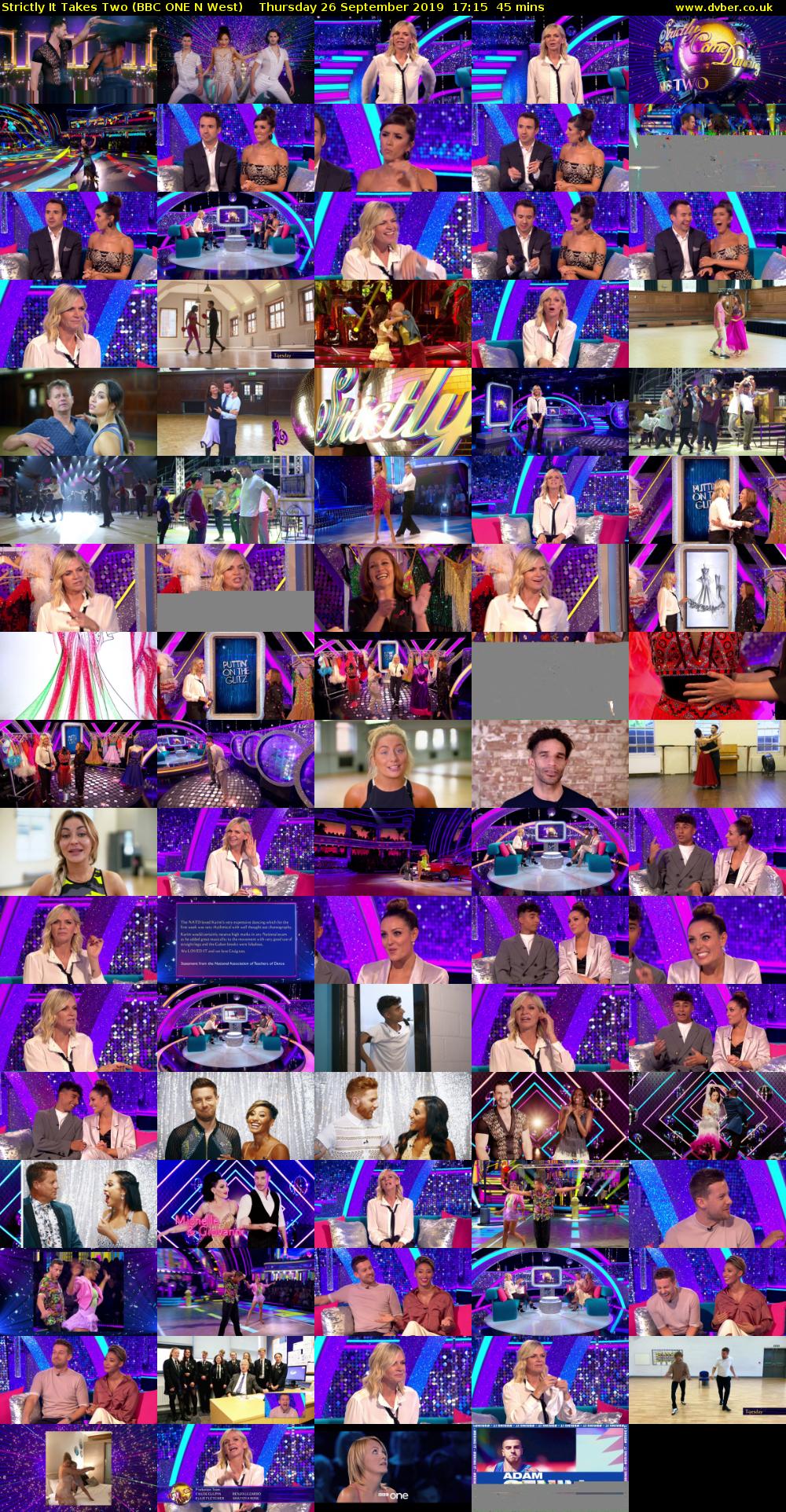 Strictly It Takes Two (BBC ONE N West) Thursday 26 September 2019 17:15 - 18:00