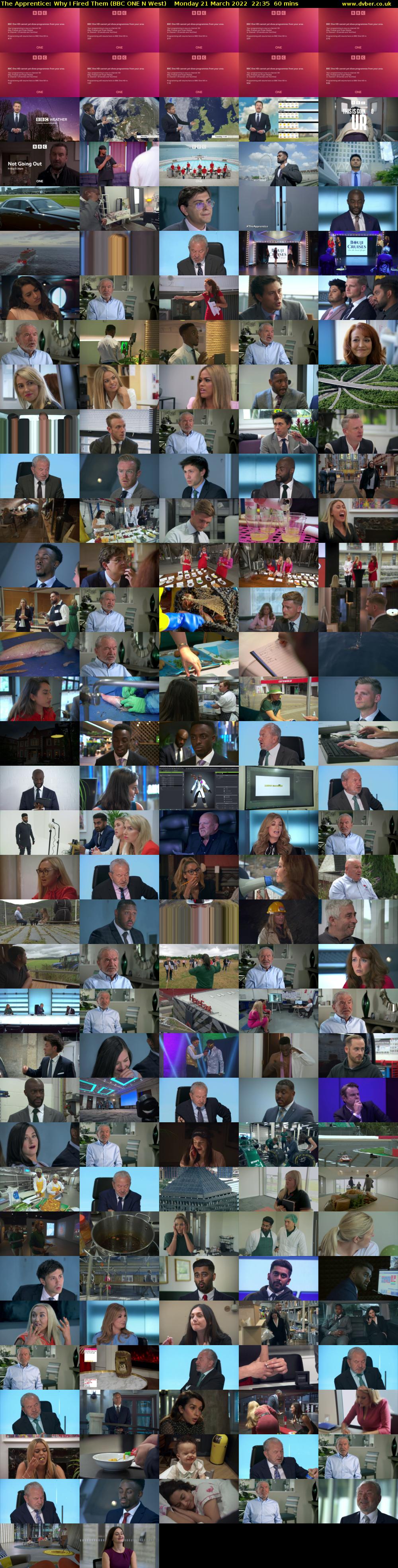 The Apprentice: Why I Fired Them (BBC ONE N West) Monday 21 March 2022 22:35 - 23:35