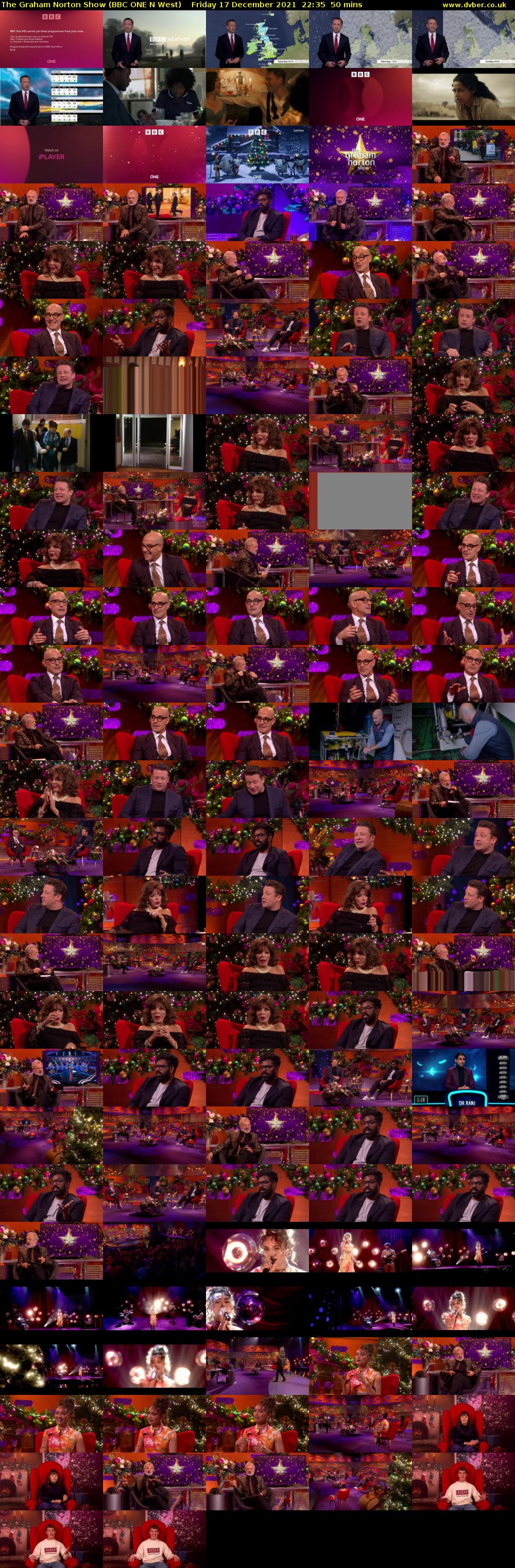 The Graham Norton Show (BBC ONE N West) Friday 17 December 2021 22:35 - 23:25