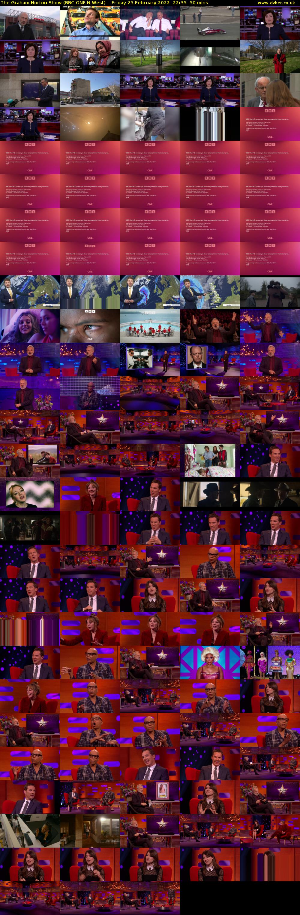 The Graham Norton Show (BBC ONE N West) Friday 25 February 2022 22:35 - 23:25
