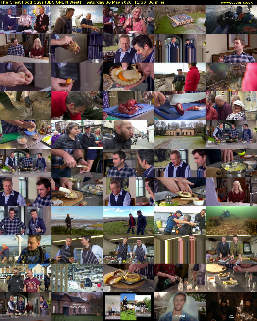 The Great Food Guys (BBC ONE N West) Saturday 30 May 2020 11:30 - 12:00