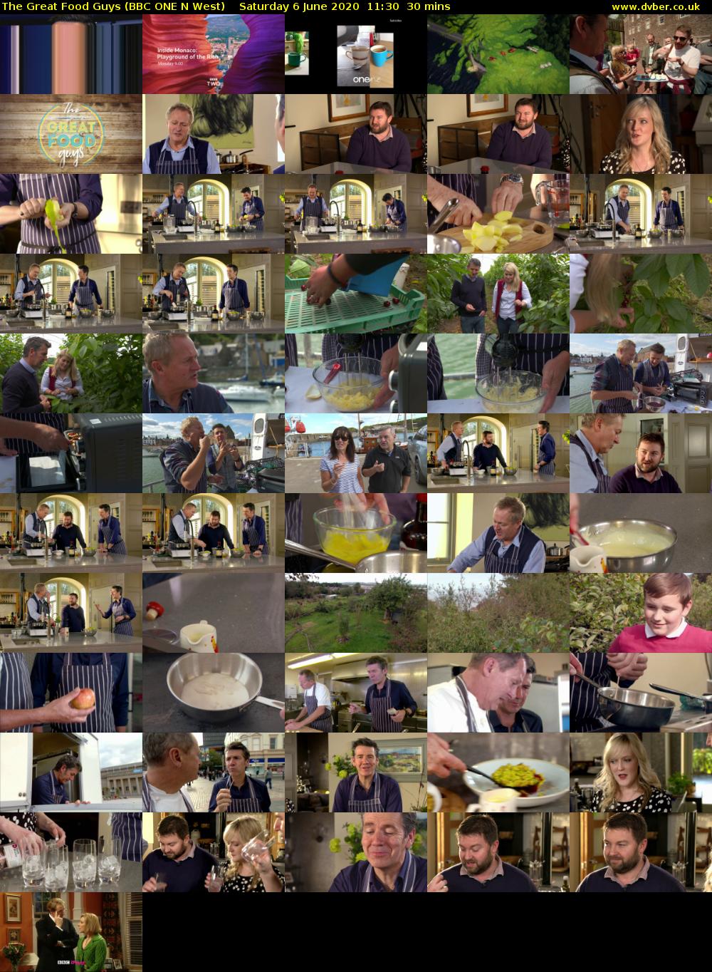 The Great Food Guys (BBC ONE N West) Saturday 6 June 2020 11:30 - 12:00