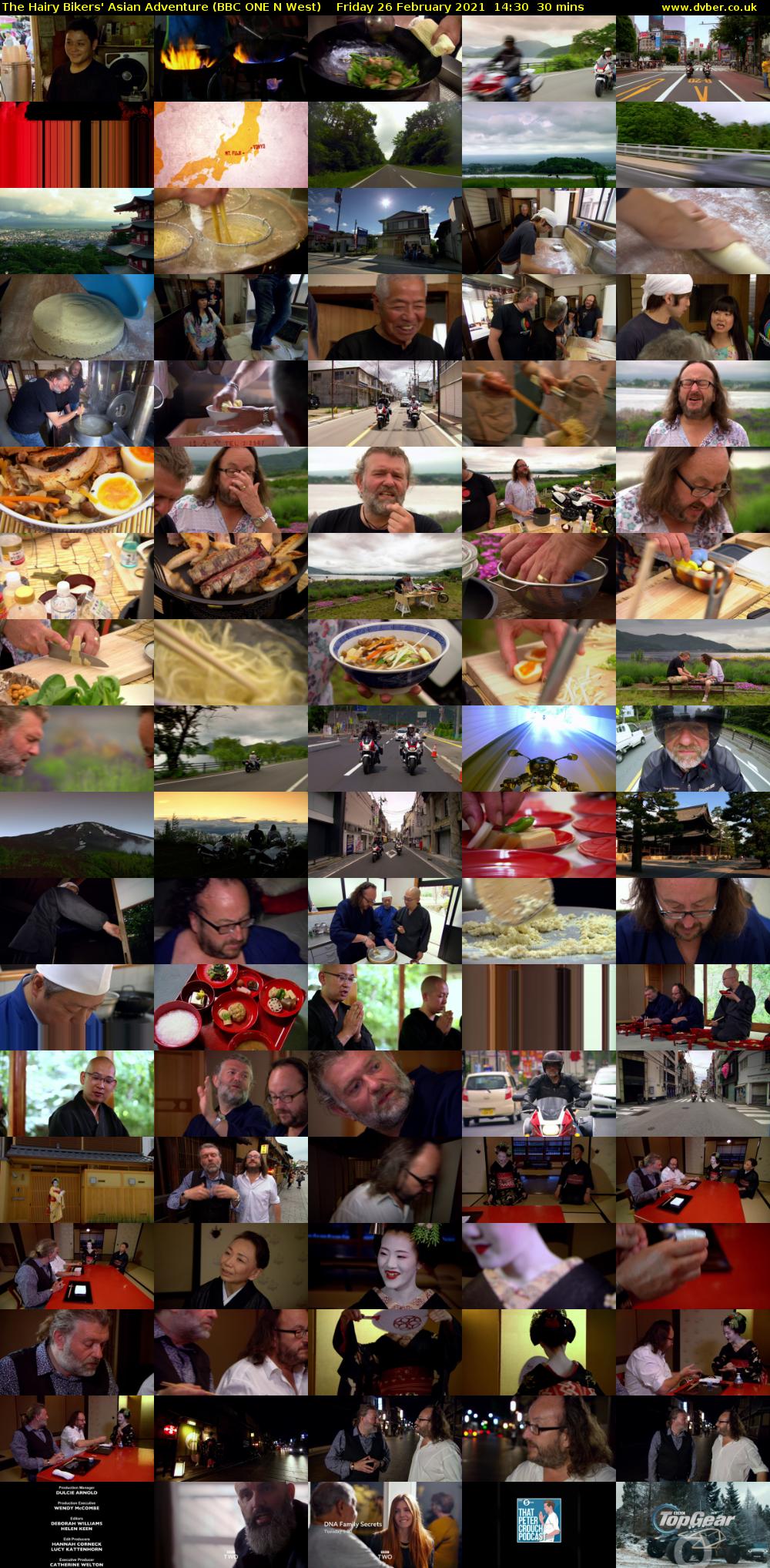 The Hairy Bikers' Asian Adventure (BBC ONE N West) Friday 26 February 2021 14:30 - 15:00