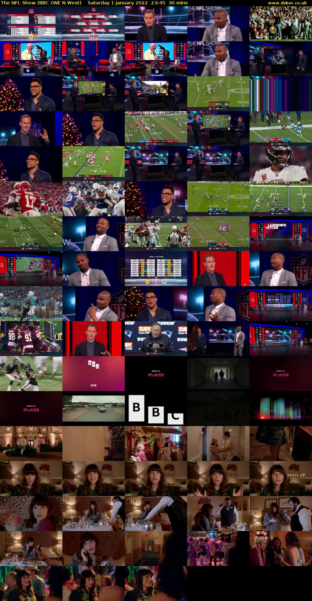 The NFL Show (BBC ONE N West) Saturday 1 January 2022 23:45 - 00:15