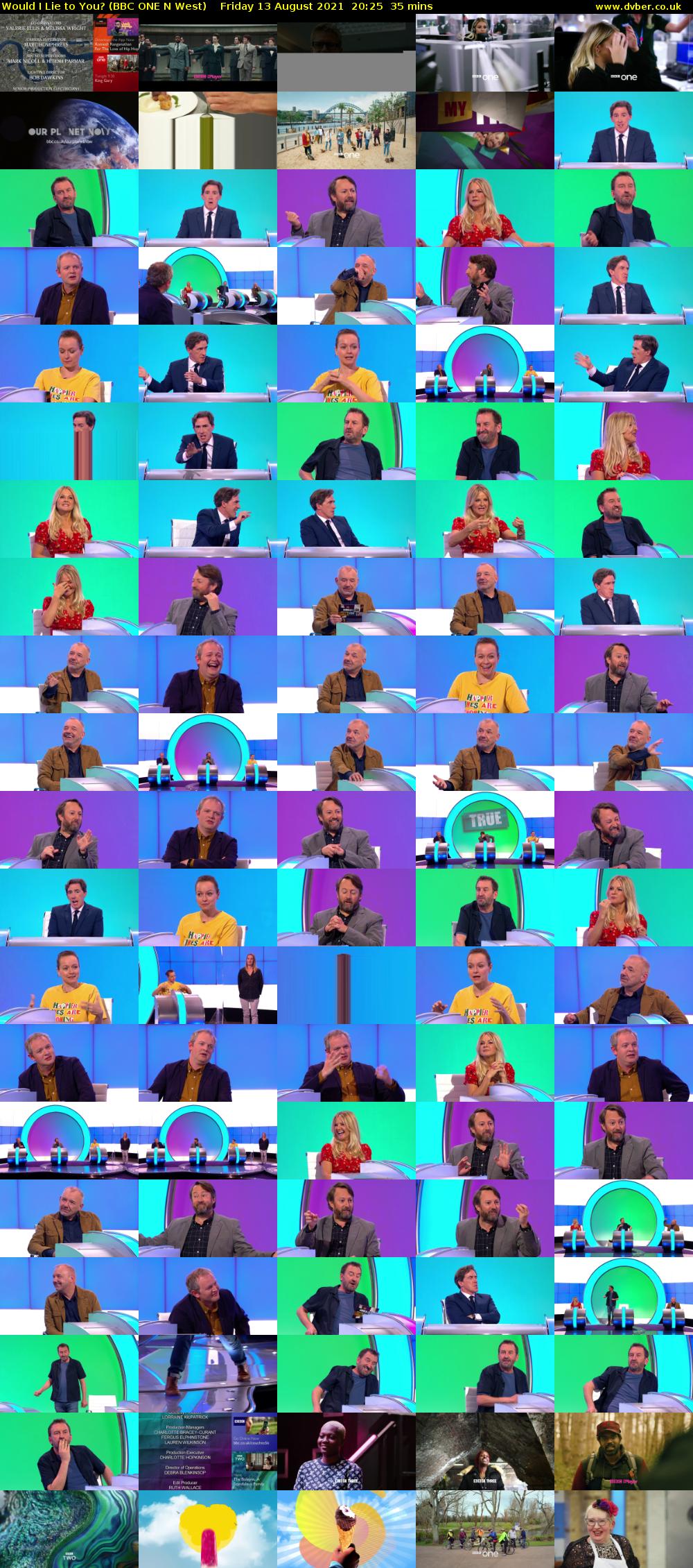 Would I Lie to You? (BBC ONE N West) Friday 13 August 2021 20:25 - 21:00
