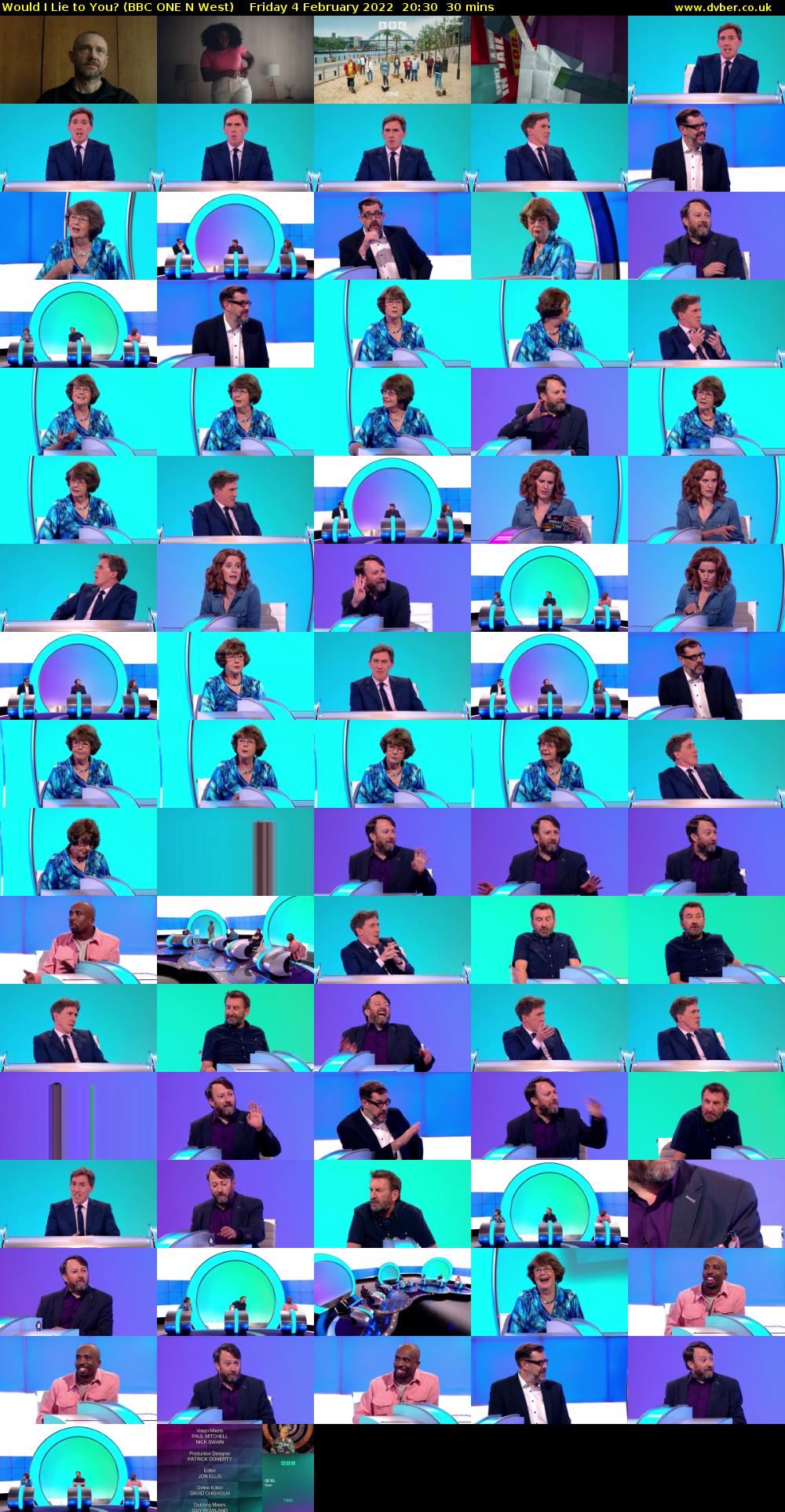Would I Lie to You? (BBC ONE N West) Friday 4 February 2022 20:30 - 21:00