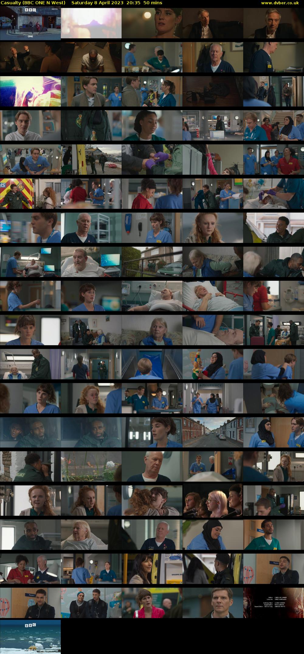 Casualty (BBC ONE N West) Saturday 8 April 2023 20:35 - 21:25