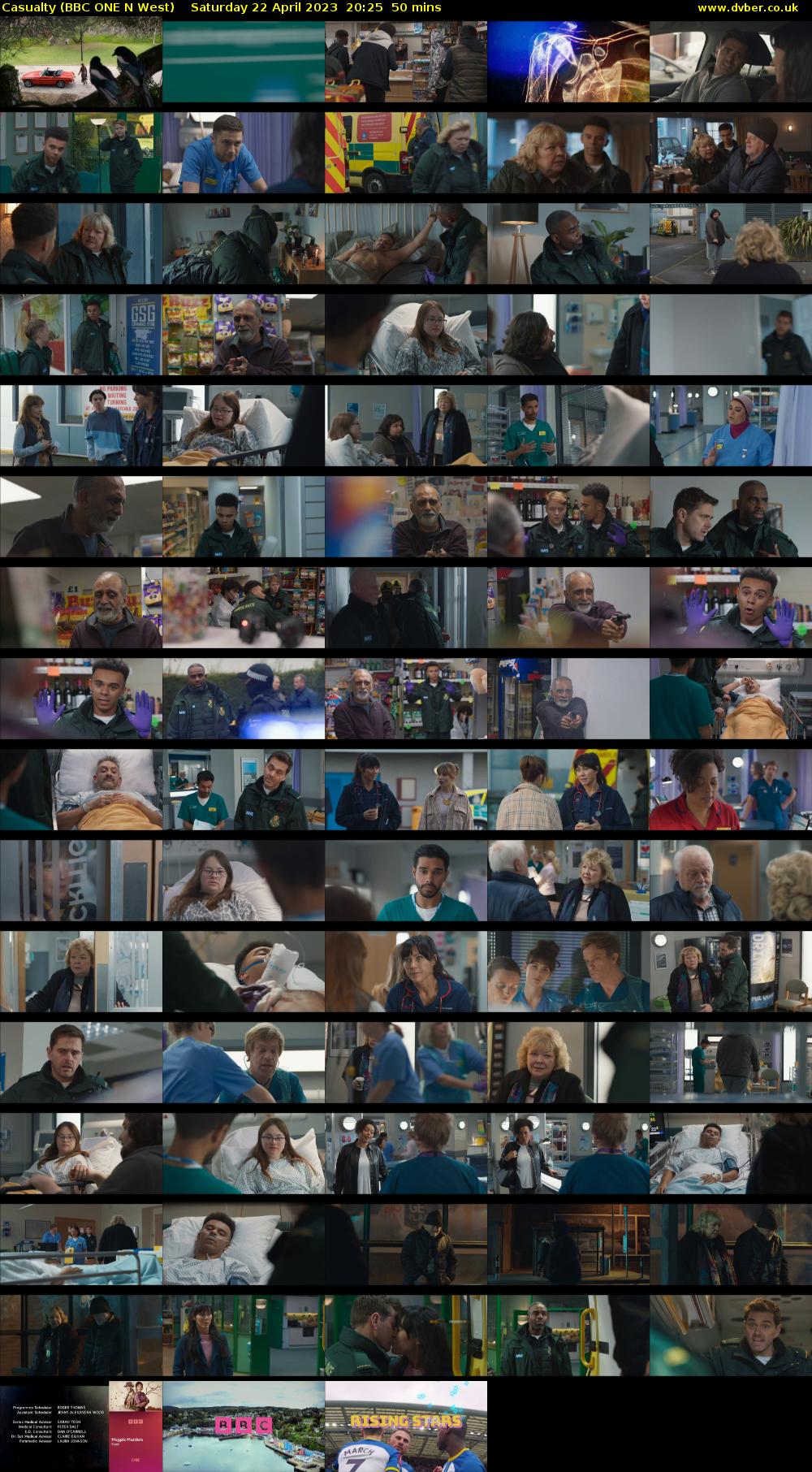 Casualty (BBC ONE N West) Saturday 22 April 2023 20:25 - 21:15