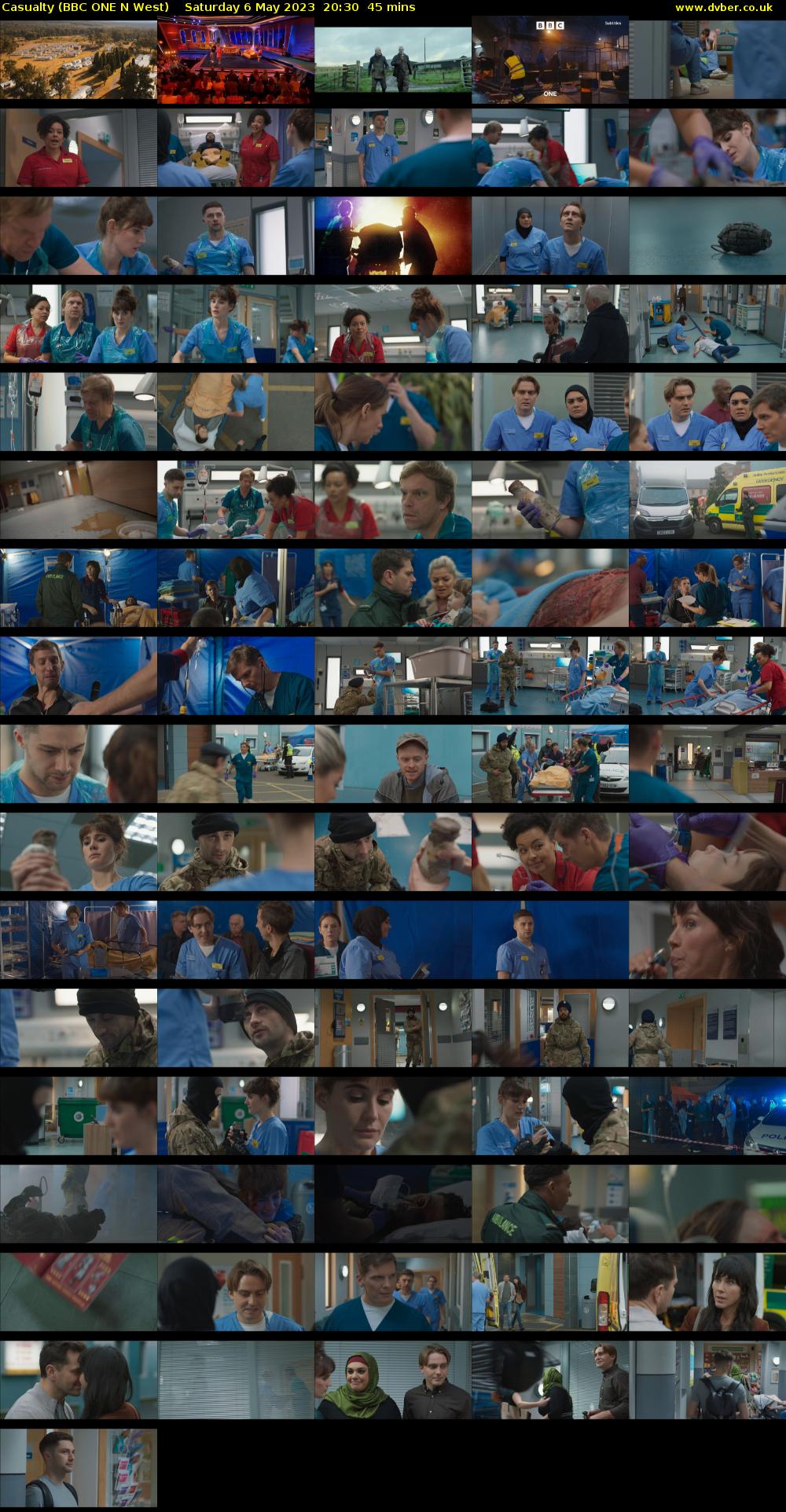 Casualty (BBC ONE N West) Saturday 6 May 2023 20:30 - 21:15