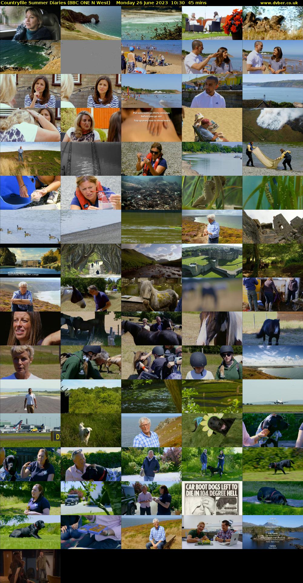 Countryfile Summer Diaries (BBC ONE N West) Monday 26 June 2023 10:30 - 11:15