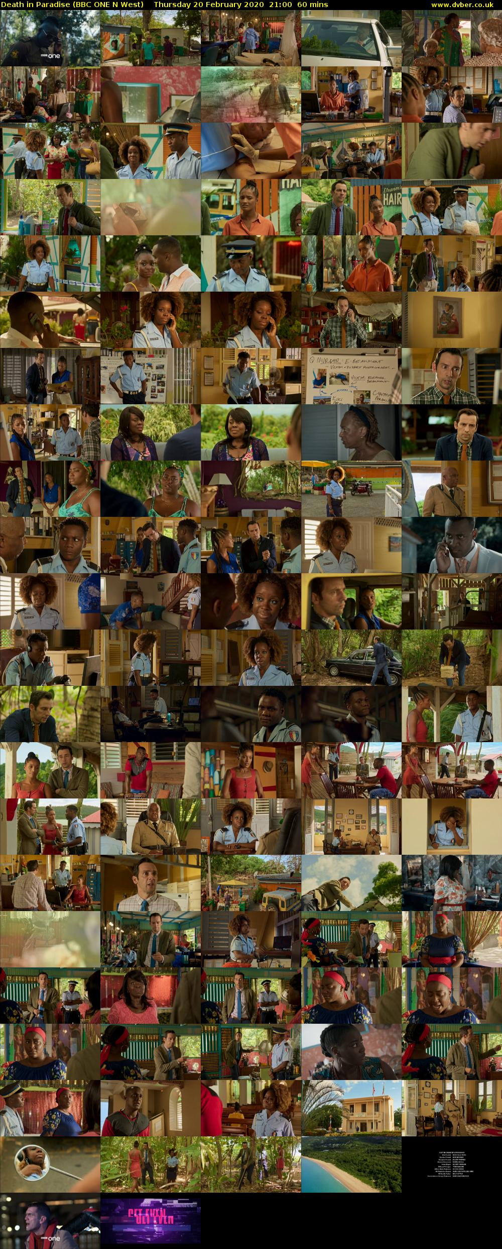 Death in Paradise (BBC ONE N West) Thursday 20 February 2020 21:00 - 22:00