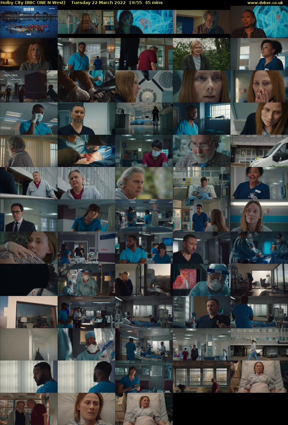 Holby City (BBC ONE N West) Tuesday 22 March 2022 19:55 - 20:40