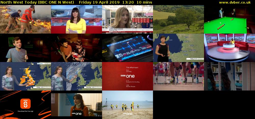North West Today (BBC ONE N West) Friday 19 April 2019 13:20 - 13:30
