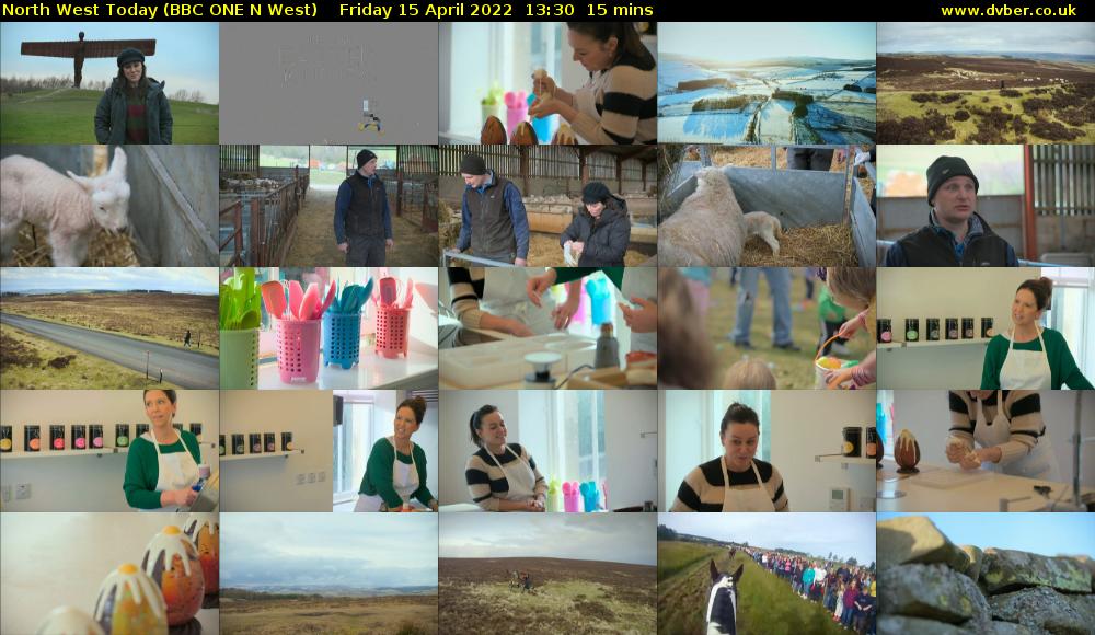 North West Today (BBC ONE N West) Friday 15 April 2022 13:30 - 13:45