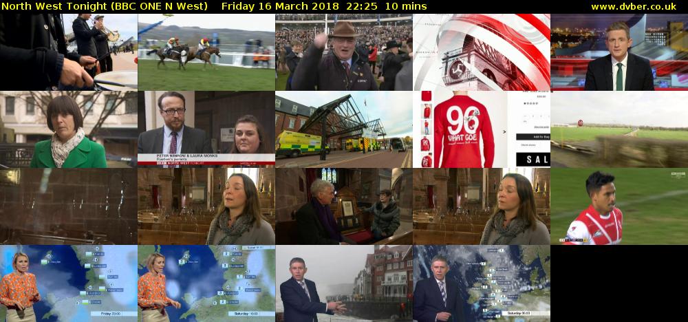 North West Tonight (BBC ONE N West) Friday 16 March 2018 22:25 - 22:35