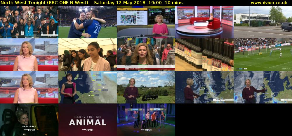 North West Tonight (BBC ONE N West) Saturday 12 May 2018 19:00 - 19:10