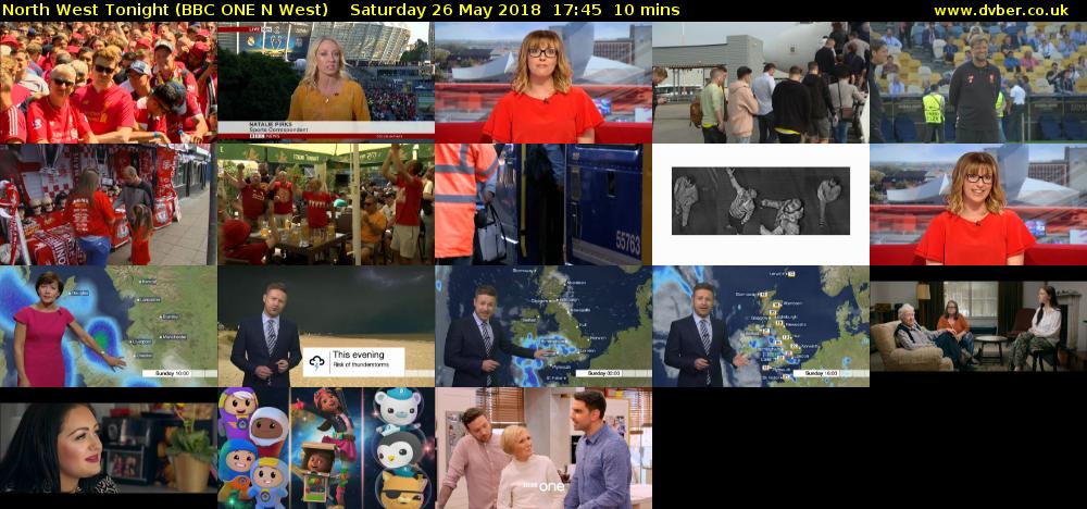 North West Tonight (BBC ONE N West) Saturday 26 May 2018 17:45 - 17:55