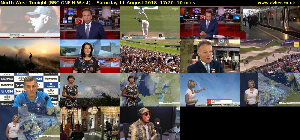 North West Tonight (BBC ONE N West) Saturday 11 August 2018 17:20 - 17:30