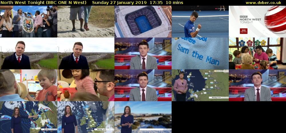 North West Tonight (BBC ONE N West) Sunday 27 January 2019 17:35 - 17:45