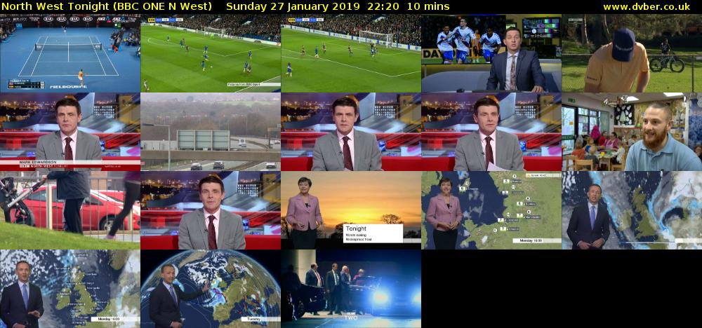 North West Tonight (BBC ONE N West) Sunday 27 January 2019 22:20 - 22:30