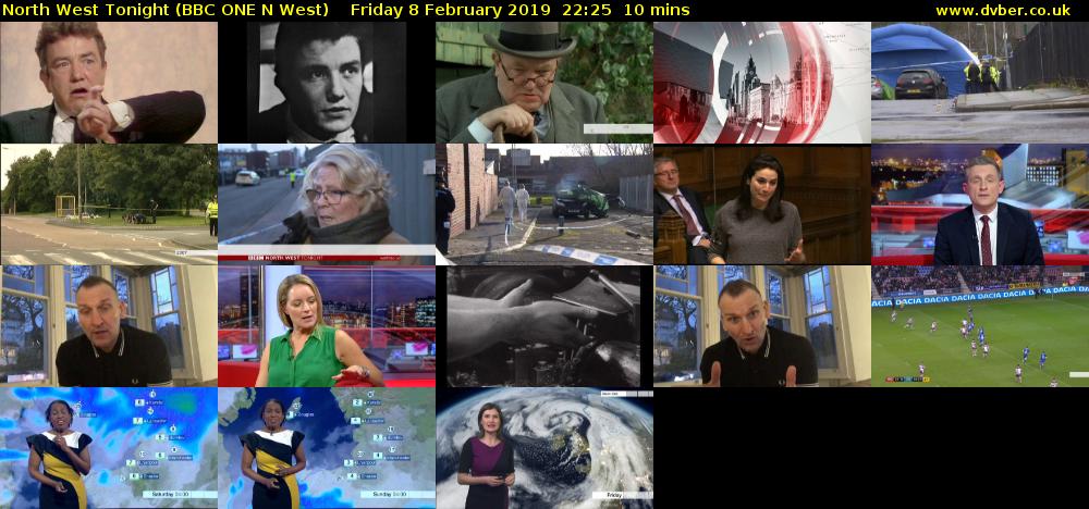 North West Tonight (BBC ONE N West) Friday 8 February 2019 22:25 - 22:35