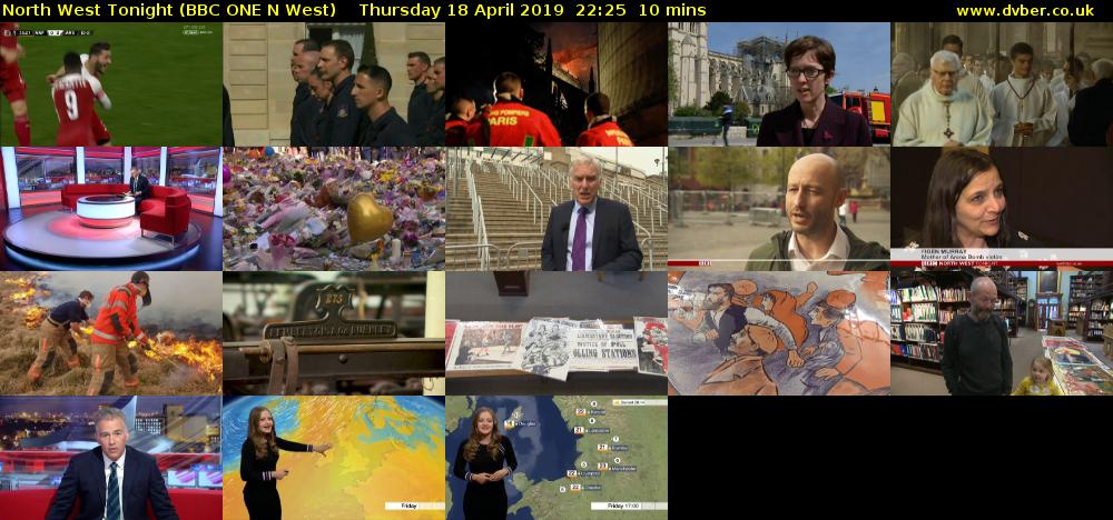 North West Tonight (BBC ONE N West) Thursday 18 April 2019 22:25 - 22:35