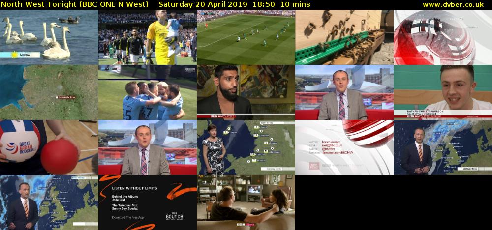 North West Tonight (BBC ONE N West) Saturday 20 April 2019 18:50 - 19:00