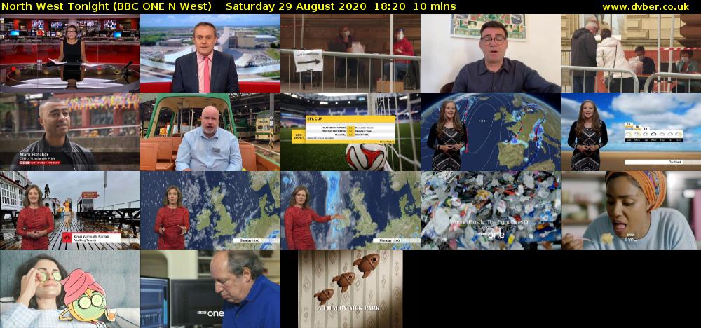 North West Tonight (BBC ONE N West) Saturday 29 August 2020 18:20 - 18:30
