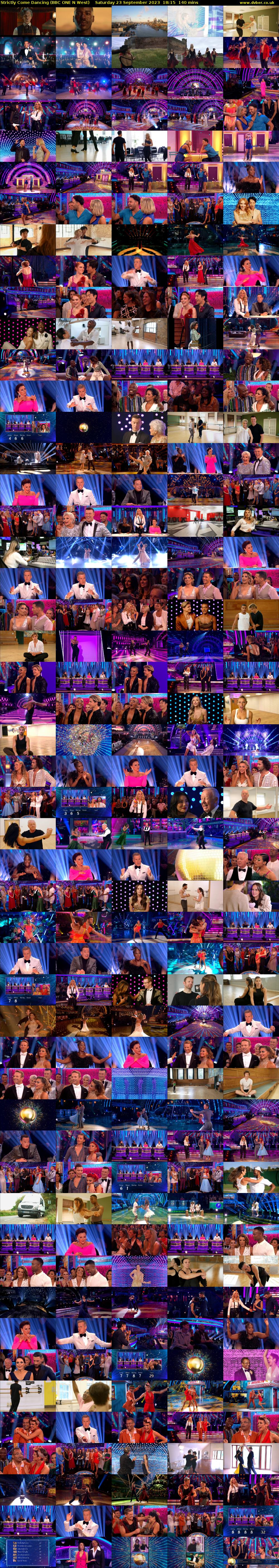 Strictly Come Dancing (BBC ONE N West) Saturday 23 September 2023 18:15 - 20:35