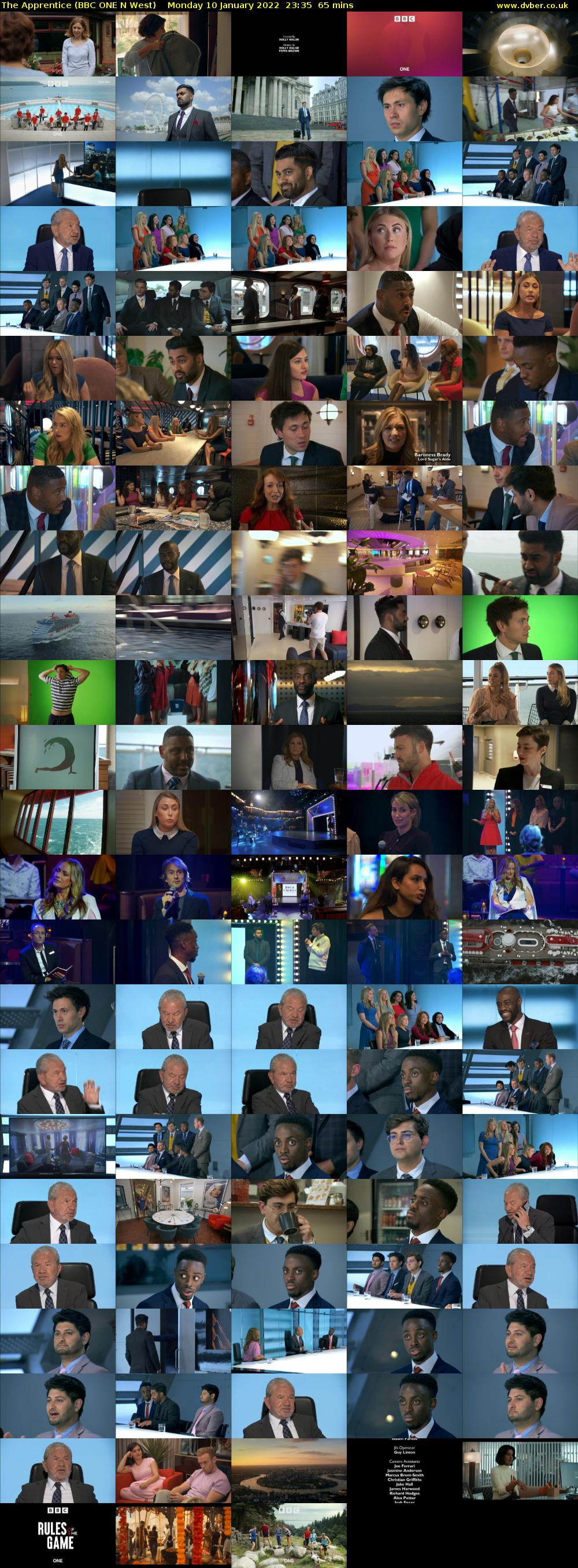 The Apprentice (BBC ONE N West) Monday 10 January 2022 23:35 - 00:40